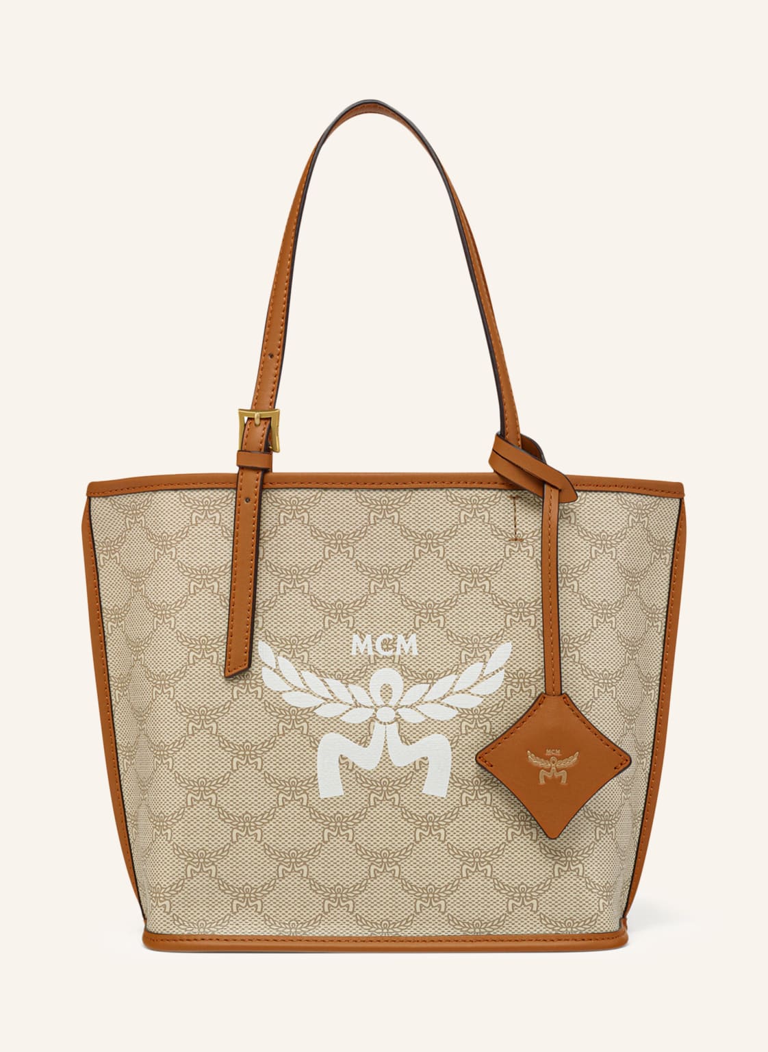 Mcm Shopper Lauretos Mini beige von MCM