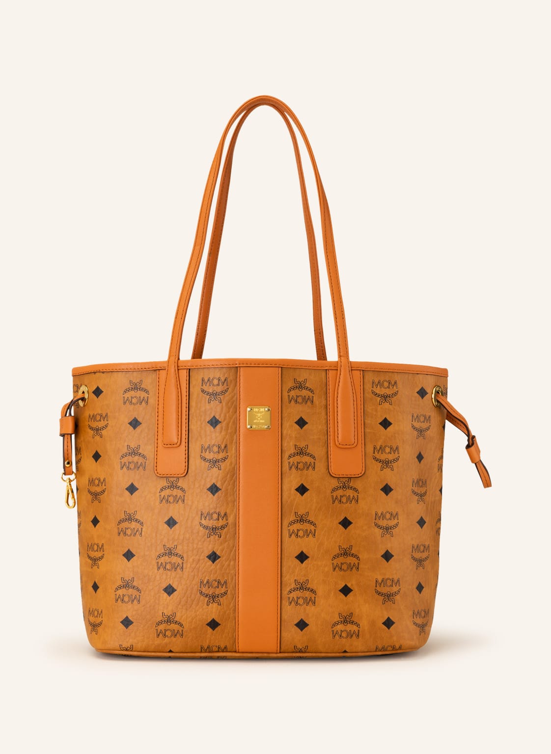 Mcm Shopper Liz Small Zum Wenden braun von MCM