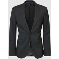 MCNEAL Slim Fit 2-Knopf-Sakko mit Pattentaschen in Black, Größe 27 von MCNEAL