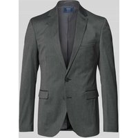 MCNEAL Super Slim Fit 2-Knopf-Sakko mit Reverskragen in Anthrazit, Größe 54 von MCNEAL
