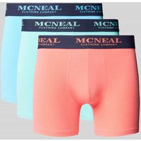MCNEAL Boxershorts mit elastischem Logo-Bund im 3er-Pack in Marine, Größe XXL von MCNEAL