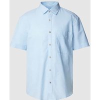 MCNEAL Freizeithemd aus Baumwolle mit Brusttasche in Bleu, Größe XL von MCNEAL