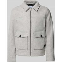 MCNEAL Jacke mit Kentkragen in Mittelgrau Melange, Größe XXXXL von MCNEAL