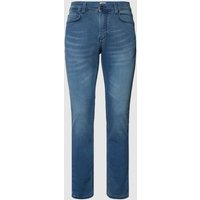 MCNEAL Jeans mit Label-Patch in Rauchblau, Größe 30/32 von MCNEAL