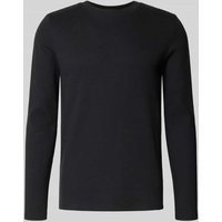 MCNEAL Longshirt mit Rundhalsausschnitt in Black, Größe L von MCNEAL