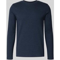MCNEAL Longshirt mit Rundhalsausschnitt in Dunkelblau Melange, Größe XL von MCNEAL