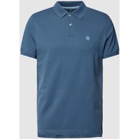 MCNEAL Poloshirt mit Label-Stitching in Jeansblau, Größe L von MCNEAL