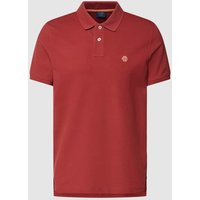 MCNEAL Poloshirt mit Label-Stitching in Rostrot, Größe S von MCNEAL