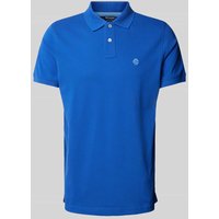 MCNEAL Poloshirt mit Label-Stitching in Royal, Größe L von MCNEAL