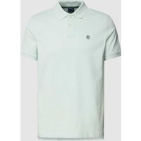 MCNEAL Poloshirt mit Label-Stitching in Helltuerkis, Größe XL von MCNEAL