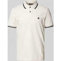 MCNEAL Poloshirt mit Label-Stitching in Offwhite, Größe XXL von MCNEAL