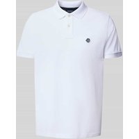 MCNEAL Poloshirt mit Label-Stitching in Weiss, Größe XXXL von MCNEAL