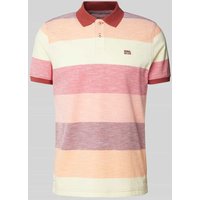 MCNEAL Poloshirt mit Logo-Stitching in Rostrot, Größe XXL von MCNEAL