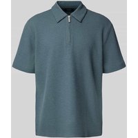 MCNEAL Poloshirt mit kurzem Reißverschluss in Petrol, Größe XL MCNEAL Poloshirt mit kurzem Reißverschluss in Petrol, Größe XL von MCNEAL