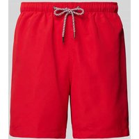 MCNEAL Regular Fit Badehose mit Tunnelzug in Rot, Größe XL von MCNEAL