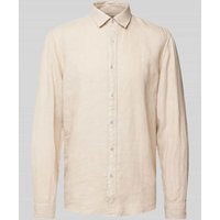 MCNEAL Regular Fit Freizeithemd aus reinem Leinen mit Logo-Stitching in Beige, Größe XL MCNEAL Regular Fit Freizeithemd aus reinem Leinen mit Logo-Stitching in Beige, Größe XL von MCNEAL