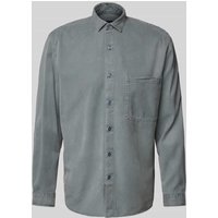 MCNEAL Regular Fit Freizeithemd mit Brusttasche in Rauchblau, Größe XXL von MCNEAL