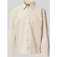 MCNEAL Regular Fit Freizeithemd mit Strukturmuster in Beige, Größe XXXL MCNEAL Regular Fit Freizeithemd mit Strukturmuster in Beige, Größe XXXL von MCNEAL