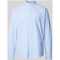 MCNEAL Regular Fit Freizeithemd mit Stehkragen in Hellblau, Größe XL von MCNEAL