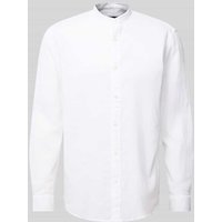 MCNEAL Regular Fit Freizeithemd mit Stehkragen in Weiss, Größe M von MCNEAL