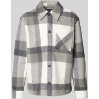 MCNEAL Regular Fit Hemdjacke mit Brustpattentasche in Graphit, Größe XXL MCNEAL Regular Fit Hemdjacke mit Brustpattentasche in Graphit, Größe XXL von MCNEAL