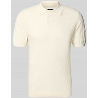 MCNEAL Regular Fit Poloshirt mit Knopfleiste in Ecru, Größe M von MCNEAL