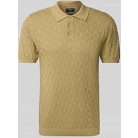 MCNEAL Regular Fit Poloshirt mit Knopfleiste in Schilf, Größe XXL von MCNEAL