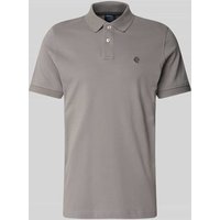 MCNEAL Regular Fit Poloshirt mit Knopfleiste und Label-Stitching in Graphit, Größe L von MCNEAL