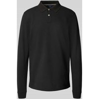 MCNEAL Regular Fit Poloshirt mit Label-Stitching in Black, Größe XL von MCNEAL