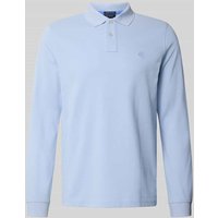 MCNEAL Regular Fit Poloshirt mit Label-Stitching in Hellblau, Größe M von MCNEAL