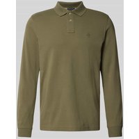 MCNEAL Regular Fit Poloshirt mit Label-Stitching in Oliv, Größe S von MCNEAL