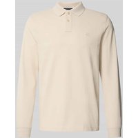 MCNEAL Regular Fit Poloshirt mit Label-Stitching in Sand, Größe M von MCNEAL