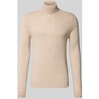 MCNEAL Regular Fit Rollkragenpullover mit elastischen Abschlüssen in Kitt Melange, Größe M von MCNEAL