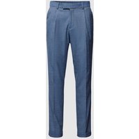 MCNEAL Regular Fit Stoffhose mit Hahnentrittmuster in Blau, Größe 24 von MCNEAL