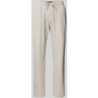 MCNEAL Regular Fit Stoffhose mit Streifenmuster in Ecru, Größe XL MCNEAL Regular Fit Stoffhose mit Streifenmuster in Ecru, Größe XL von MCNEAL