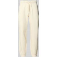 MCNEAL Regular Fit Sweatpants mit elastischen Beinabschlüssen in Ecru, Größe XXL von MCNEAL