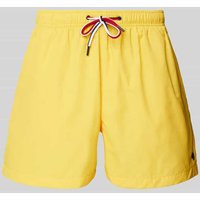 MCNEAL Relaxed Fit Badeshorts mit Logo-Stitching in Gelb, Größe XXL von MCNEAL