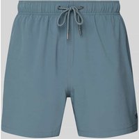 MCNEAL Relaxed Fit Badeshorts mit Strukturmuster in Mittelgrau, Größe XXL von MCNEAL