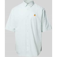 MCNEAL Relaxed Fit Freizeithemd mit Motiv-Stitching in Helltuerkis, Größe XL MCNEAL Relaxed Fit Freizeithemd mit Motiv-Stitching in Helltuerkis, Größe XL von MCNEAL