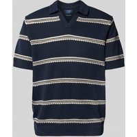 MCNEAL Relaxed Fit Poloshirt mit V-Ausschnitt in Dunkelblau, Größe XXL MCNEAL Relaxed Fit Poloshirt mit V-Ausschnitt in Dunkelblau, Größe XXL von MCNEAL