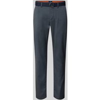 MCNEAL Slim Fit Anzughose mit Gürtel in Marine, Größe 98 von MCNEAL