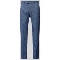 MCNEAL Slim Fit Anzughose mit Webmuster in Dunkelblau, Größe 52 von MCNEAL