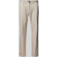 MCNEAL Slim Fit Chino mit Eingrifftaschen in Beige, Größe 48 von MCNEAL