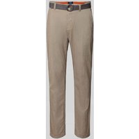 MCNEAL Slim Fit Hose mit Gürtel in Beige, Größe 54 MCNEAL Slim Fit Hose mit Gürtel in Beige, Größe 54 von MCNEAL