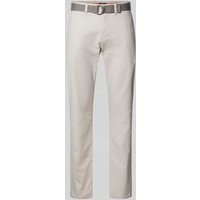 MCNEAL Slim Fit Hose mit Gürtel in Ecru, Größe 98 von MCNEAL