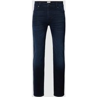MCNEAL Slim Fit Jeans mit Knopf- und Reißverschluss in Dunkelblau, Größe 34/30 von MCNEAL