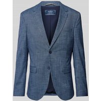 MCNEAL Slim Fit Sakko mit Webmuster in Dunkelblau, Größe 48 von MCNEAL