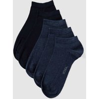 MCNEAL Sneakersocken mit Stretch-Anteil im 5er-Pack in Jeansblau Melange, Größe 39/42 von MCNEAL