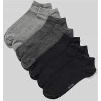 MCNEAL Socken mit Label-Print im 7er-Pack in Graphit Melange, Größe 43/46 von MCNEAL