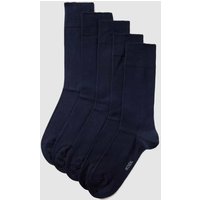 MCNEAL Socken mit elastischem Rippenbündchen im 5er-Pack in Marine, Größe 39/42 von MCNEAL